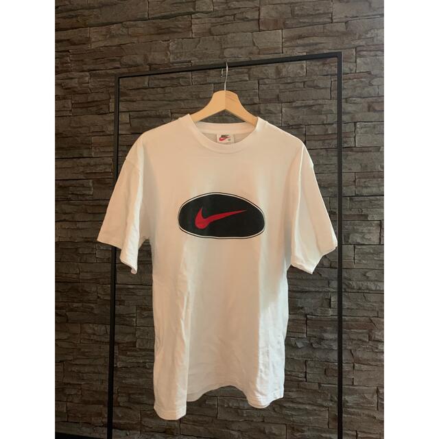 【激レア】超希少！90s USA製NIKEロゴTシャツ　スウォッシュ　ビンテージ