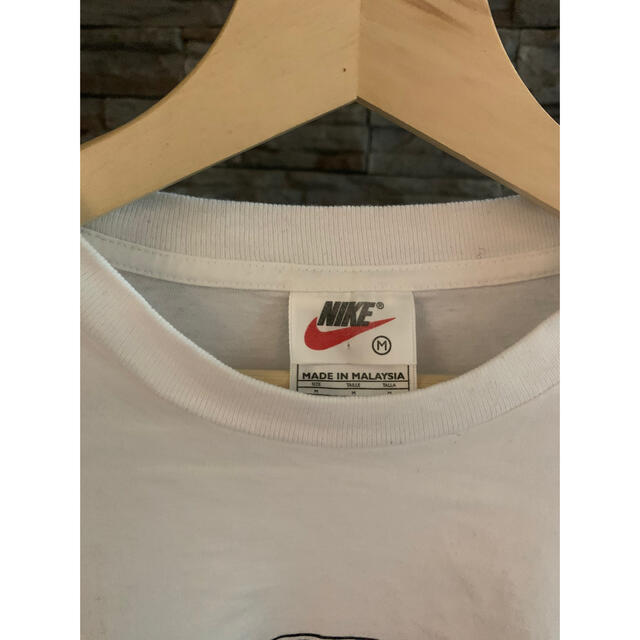 超希少 80s ビンテージ USA製 NIKE スウォッシュ でかロゴ Tシャツ