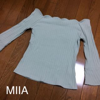 ミーア(MIIA)のMIIAのシェル型肩あきトップス🐚💍(カットソー(長袖/七分))