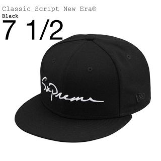 シュプリーム(Supreme)の7 - 1/2 Supreme Classic Script New Era (キャップ)