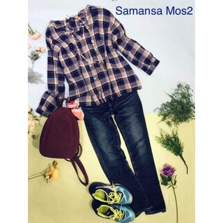 サマンサモスモス(SM2)のSamansa Mos2ゆったりナチュラルな装いを楽しめるシャツブラウス(シャツ/ブラウス(長袖/七分))