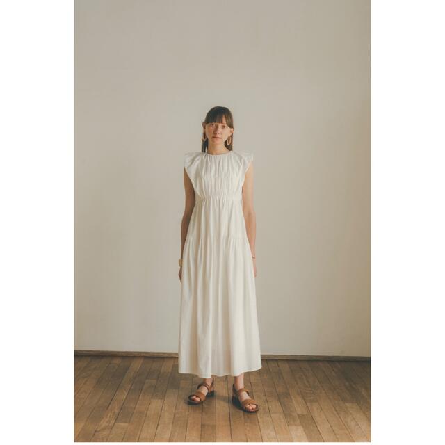 通販日本 クラネ CLANE BROAD SHOULDER ONE PIECE レディース