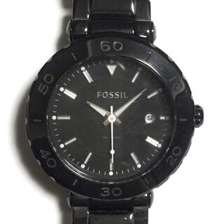 フォッシル(FOSSIL)のフォッシル 腕時計 - CE-1029 ボーイズ 黒(腕時計)