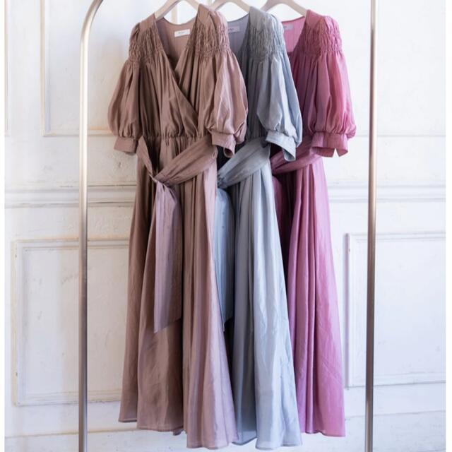 Her lip to   her lip to Airy Volume Sleeve Dress ローズの通販 by