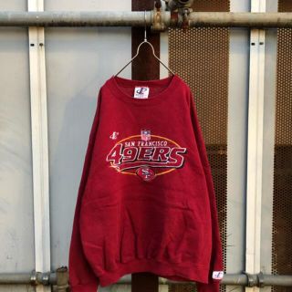 90s ヴィンテージ NFL 49ERS 刺繍 スウェット USA製 (スウェット)