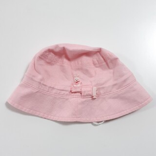 ミキハウス(mikihouse)のサイズ46　ミキハウスファースト　ピンク　帽子(帽子)
