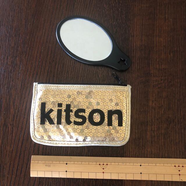 KITSON(キットソン)のキットソンの手鏡、ポーチ付き レディースのファッション小物(ミラー)の商品写真