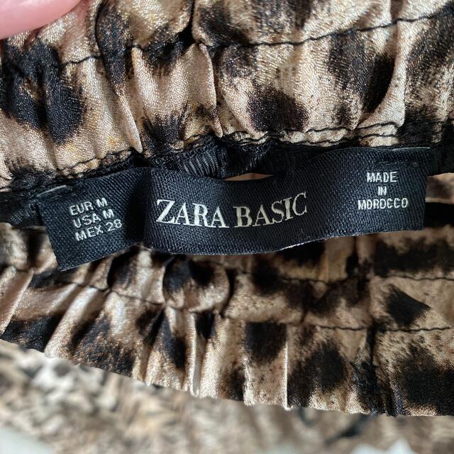 ZARA(ザラ)のレオパード プリーツスカート レディースのスカート(ひざ丈スカート)の商品写真