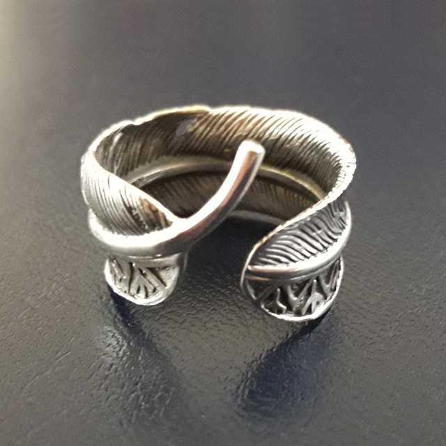 シルバーリング　フェザーココペリ メンズのアクセサリー(リング(指輪))の商品写真