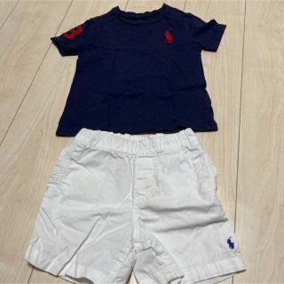 ラルフローレン(Ralph Lauren)のラルフローレン　Tシャツ　ハーフパンツ　短パン　2点セット　24M 90cm(その他)