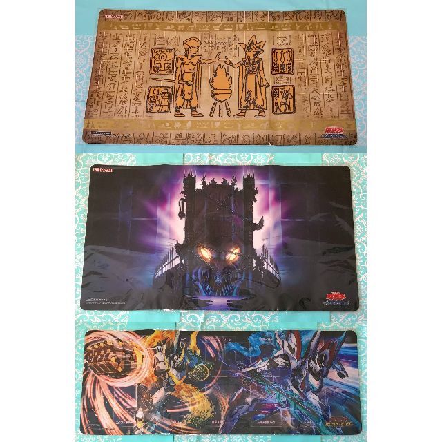 遊戯王 - 遊戯王 記憶の石板 運命の扉 最強戦旗 プレイマット 新品未開封 3枚