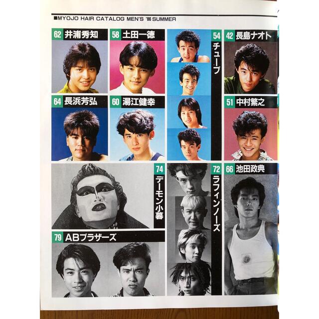 集英社(シュウエイシャ)の明星ヘアカタログ 86年夏号 エンタメ/ホビーの雑誌(ファッション)の商品写真