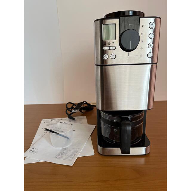 無印良品　豆から挽けるコーヒーメーカースマホ/家電/カメラ