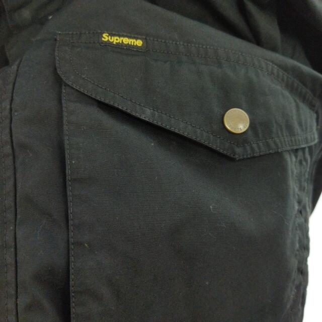 Supreme(シュプリーム)のSUPREME シュプリーム 19SS Highland Jacket ハイランドジャケット フードロゴジップアップジャケット ブラック メンズのジャケット/アウター(フライトジャケット)の商品写真