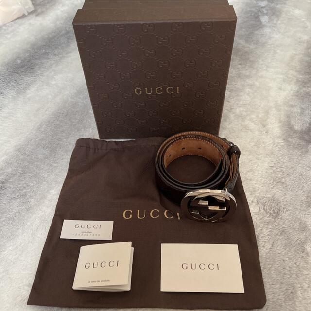 国内では販売 GUCCI メンズベルト ダークブラウン メンズ | bca.edu.gr