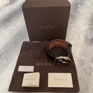 グッチ(Gucci)のGUCCI メンズベルト　　ダークブラウン(ベルト)