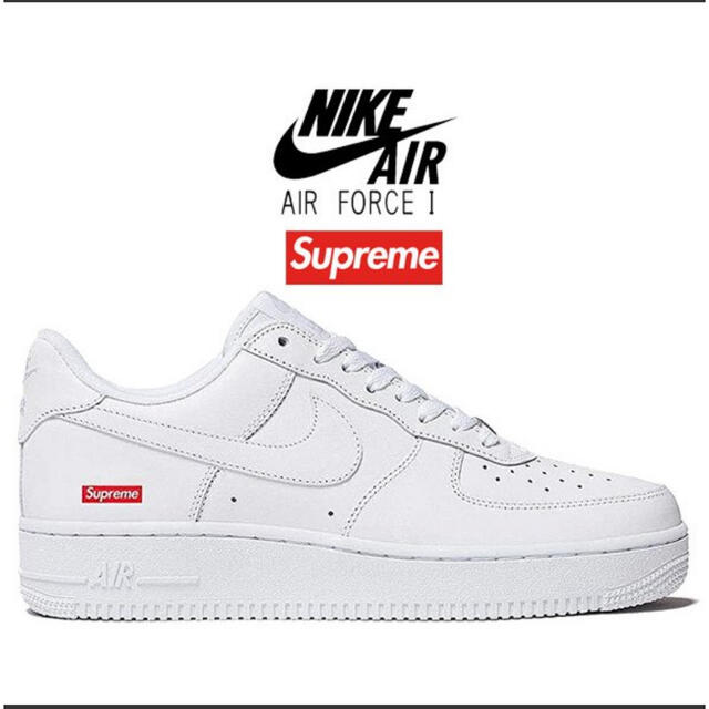Supreme × Nike Air Force 1 Low white27.5