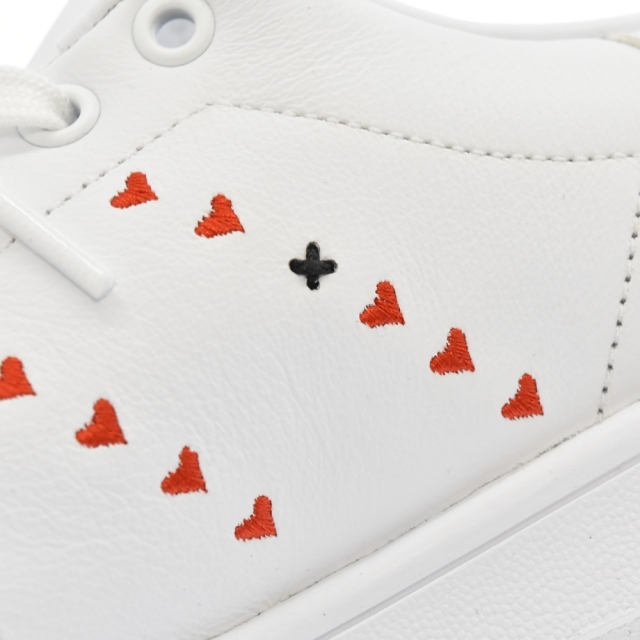 adidas(アディダス)のadidas アディダス STAN SMITH VALENTINE スタンスミス バレンタイン レザー ローカット スニーカー ホワイト EG5811 メンズの靴/シューズ(スニーカー)の商品写真