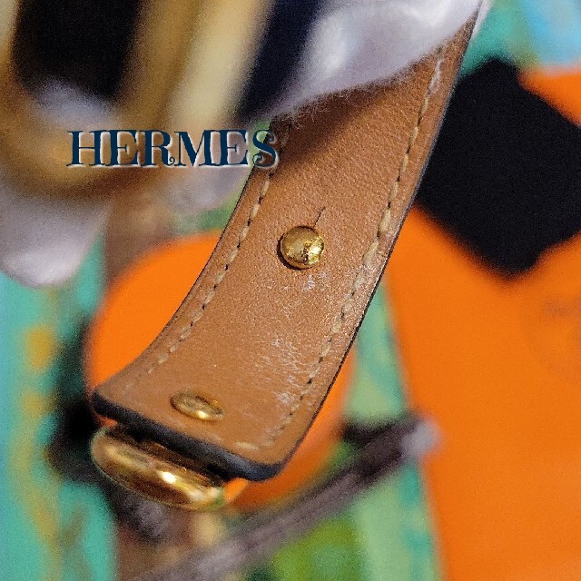 エルメス　HERMES　レザー　ブレスレット　バングル　シェーヌダンクル