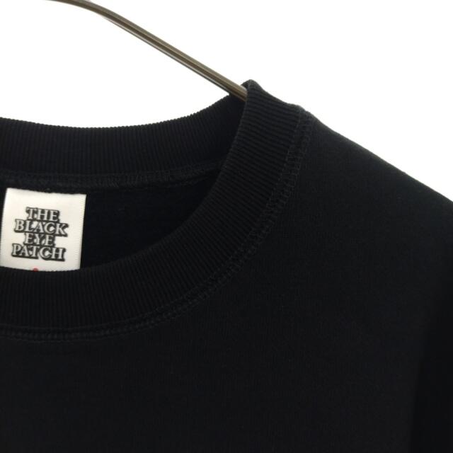 THE BLACK EYE PATCH ブラックアイパッチ SCRIPT CREW SWEAT BLACK