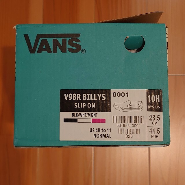 VANS(ヴァンズ)のVANS V98R BILLYS SLIP ON 28.5 ヴァンズ ビリーズ メンズの靴/シューズ(スニーカー)の商品写真