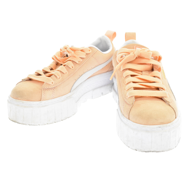 PUMA(プーマ)のPUMA プーマ MAYZE WN'S メイズ厚底ローカットスニーカー 380784-03 ピンク レディース USWns7 レディースの靴/シューズ(スニーカー)の商品写真