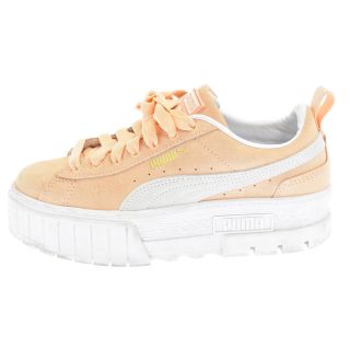 プーマ(PUMA)のPUMA プーマ MAYZE WN'S メイズ厚底ローカットスニーカー 380784-03 ピンク レディース USWns7(スニーカー)