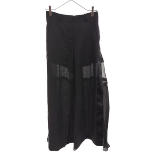 【海外限定】 値下げ　サカイ　sacai 新品　黒　パンツ　スカート付きパンツ カジュアルパンツ