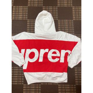 シュプリーム(Supreme)のSupreme Big Logo Hooded Sweatshirt L 白(パーカー)