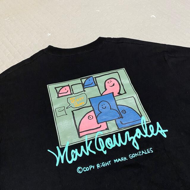 Mark Gonzales(マークゴンザレス)のマークゴンザレス　バックプリントT 黒のみ メンズのトップス(Tシャツ/カットソー(半袖/袖なし))の商品写真