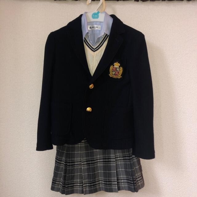 入学式　小学生　110  120 コムサ キッズ/ベビー/マタニティのキッズ服女の子用(90cm~)(ドレス/フォーマル)の商品写真