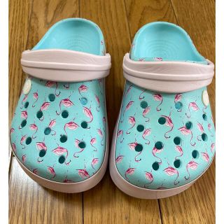 クロックス(crocs)のクロックス　サンダル　フラミンゴ　キッズ　19.5㎝(サンダル)