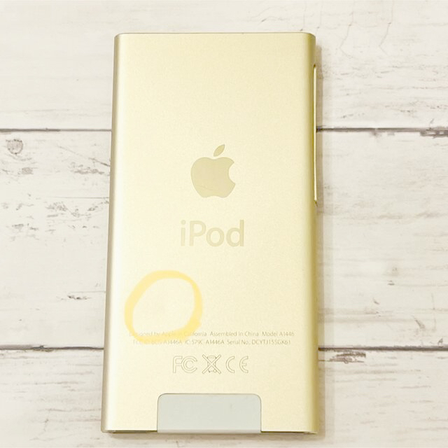 iPod nano 第7世代 16G ゴールド MKMX2J/A iPod nano 第7世代 16G ゴールド MKMX2J/A