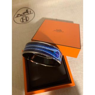 HERMES エルメス バングル ゴールド カレーシュ エマイユ 七宝焼き