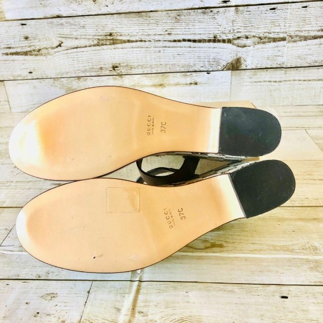 【極美品】GUCCI グッチ ウェッジソール サンダル 箱付き