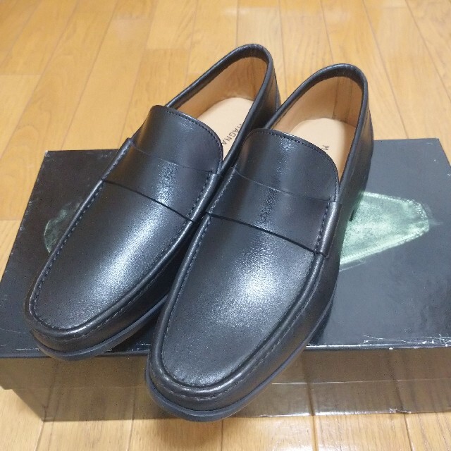 【未使用品】MAGNANNI ローファー 6 ブラック マグナーニ 靴 38 黒ブラック黒サイズ