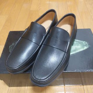 【未使用品】MAGNANNI ローファー 6 ブラック マグナーニ 靴 38 黒(ドレス/ビジネス)