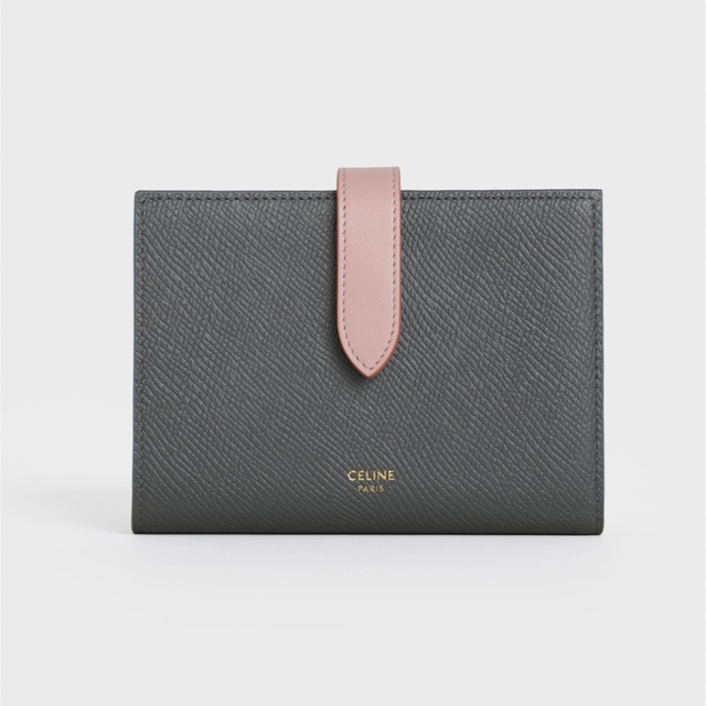 CELINE 財布⭐︎美品 バイカラー ミディアム ストラップウォレット