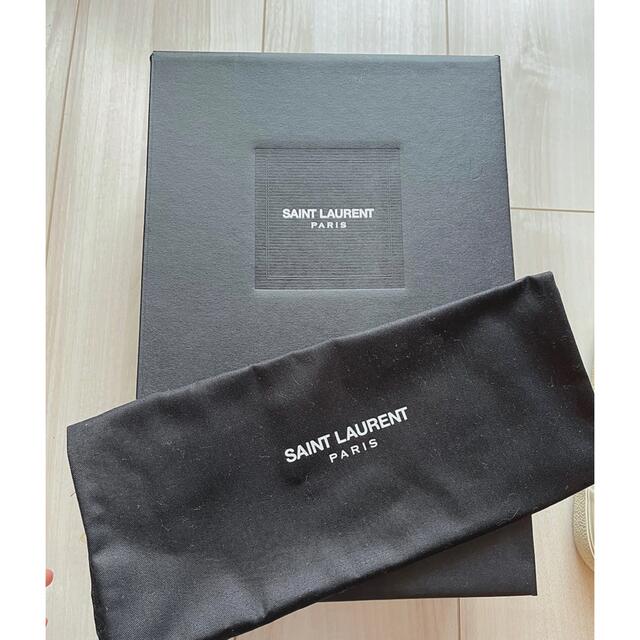 美品 SAINT LAURENT サンローラン カモフラ柄スリッポン 38