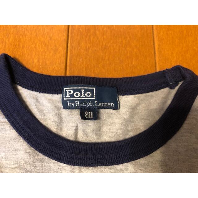 POLO RALPH LAUREN(ポロラルフローレン)のポロラルフローレン　Tシャツ　80 キッズ/ベビー/マタニティのベビー服(~85cm)(シャツ/カットソー)の商品写真