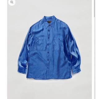 トゥモローランド(TOMORROWLAND)のN.O.S 100% Silk Shirts - Blue(シャツ/ブラウス(長袖/七分))