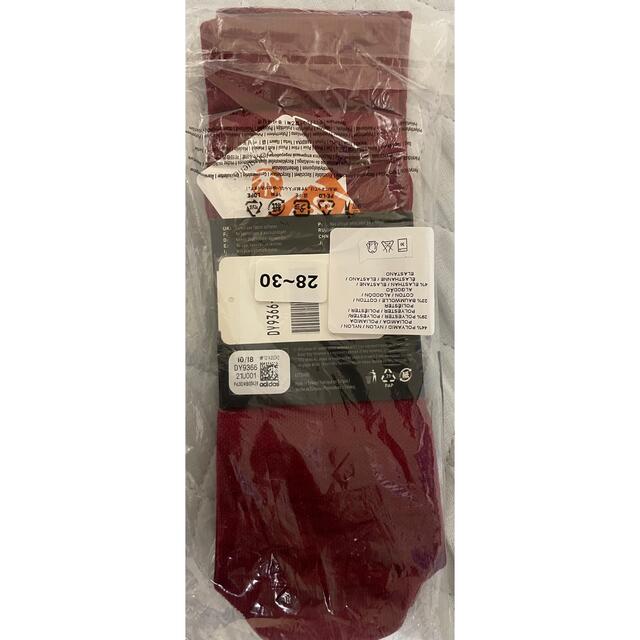 Y-3(ワイスリー)のY-3 Tube Socks Burgundy メンズのレッグウェア(ソックス)の商品写真