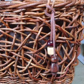 あけび籠 みだれ編み 内布チャーム付き | aosacoffee.com