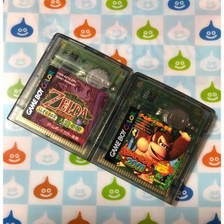 ゲームボーイ(ゲームボーイ)の中古GBソフト　ゼルダ&ドンキーコング！(家庭用ゲームソフト)