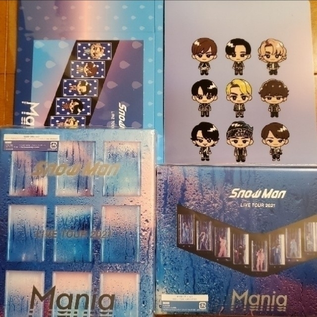 Snow Man LIVE TOUR 2021 Mania 初回盤 通常盤 ブルーレイ | last