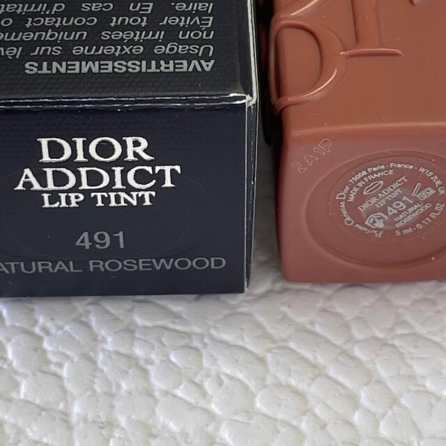 Dior(ディオール)の【未使用】ディオール アディクト リップティント 491 コスメ/美容のベースメイク/化粧品(口紅)の商品写真