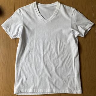 ユニクロ(UNIQLO)のメンズ　ユニクロ　vネックTシャツ　S(Tシャツ/カットソー(半袖/袖なし))