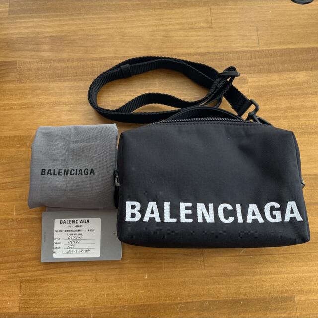 レア商品 BALENCIAGA バレンシアガwheel ショルダーバッグ ポーチ