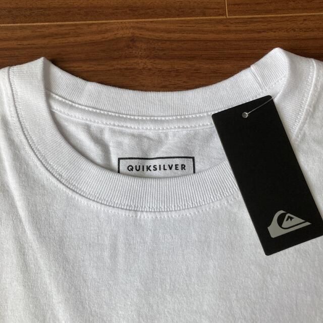 QUIKSILVER(クイックシルバー)のクイックシルバー 長袖Tシャツ L 白 ホワイト プリント柄 ロンT メンズのトップス(Tシャツ/カットソー(七分/長袖))の商品写真