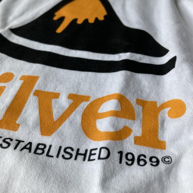 QUIKSILVER(クイックシルバー)のクイックシルバー 長袖Tシャツ L 白 ホワイト プリント柄 ロンT メンズのトップス(Tシャツ/カットソー(七分/長袖))の商品写真